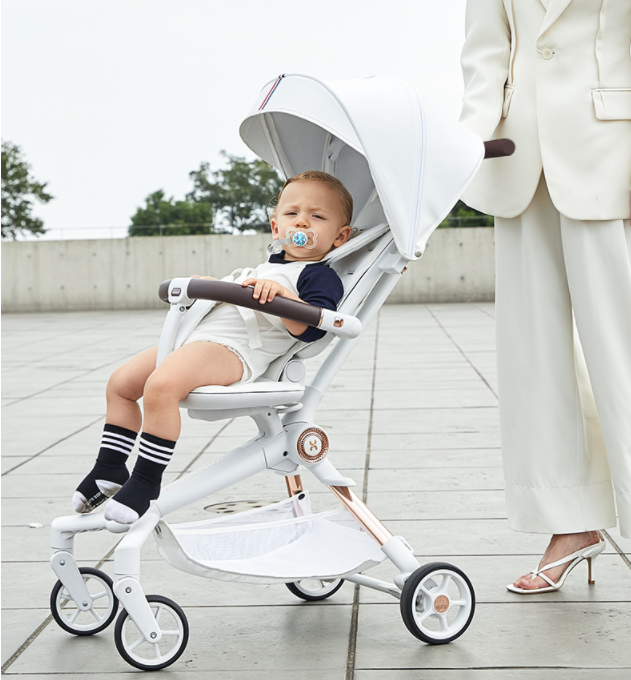Baby stroller can sit lying light high landscape walking baby artifact cart